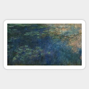 Reflections of Clouds on the Water-Lily Pond by Claude Monet Magnet